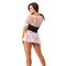 Rimba Amorable Maids Dress and G-String White One Size