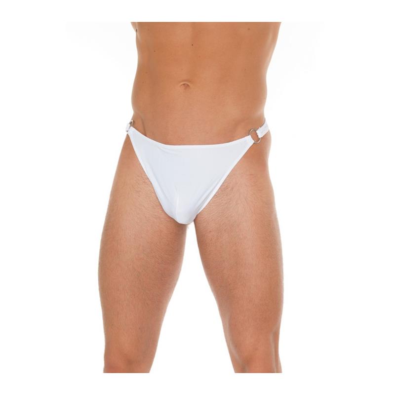 Slip with Buckles White One Size