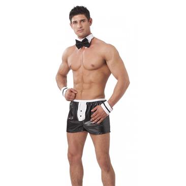 Rimba - Disfraz Hombre Sexy Camarero Set 4 Piezas