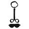 Rimba Bondage Play Bondage Set 2 Pieces Black