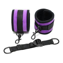 Soft ankle cuffs with spreader strap-Adjustable