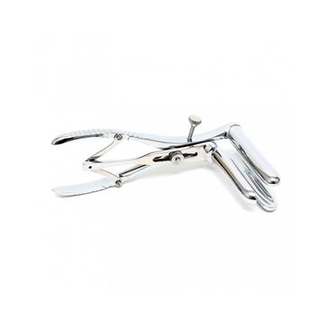 Anal Speculum with 3 Spoons Chrome-Silver