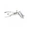 Anal Speculum with 3 Spoons Chrome-Silver