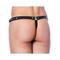 Leather G-String Adjustable with Oppening