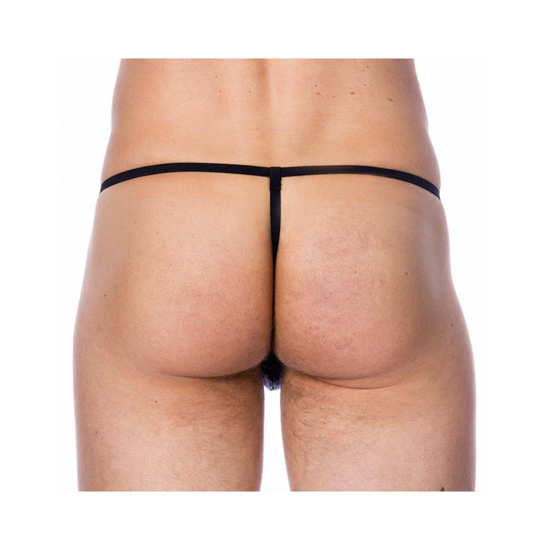 Open Leather G-string One size