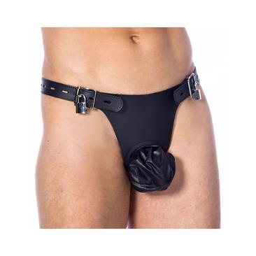 Chastity Belt with padlocks-Adjustable