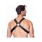 Adjustable Leather Harness with Buckles