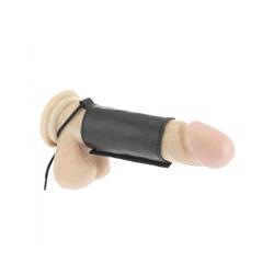 Leather Penis Tube Adjustable