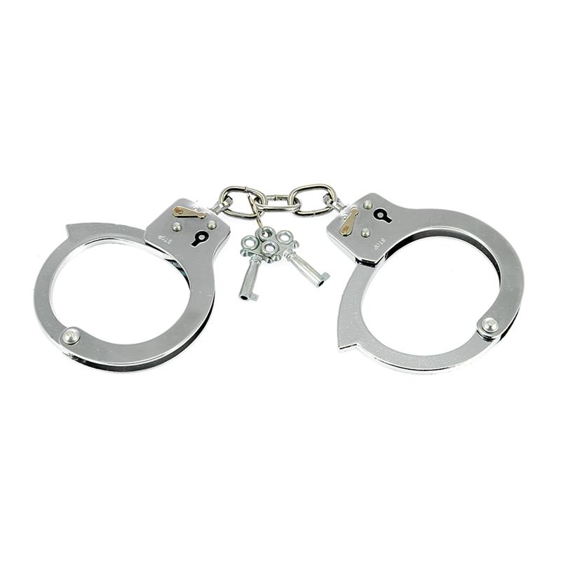 Rimba Bondage Play Cuffs, metal-Adjustable