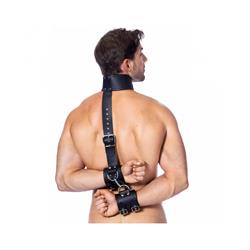 Neck and Hands Ties Leather M-L