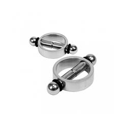 Magnetic nipple clamps