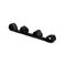 Spreader Bar with 4 Cuffs Black