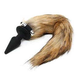 butt plug with fox tail
