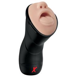 PDX Elite Deep Throat Vibrating Stroker