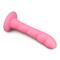 Ripples Silicone Strap On Harness Dildo Pink