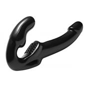 Revolver Strapless Strap On G-Spot Dildo Black