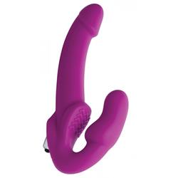 Evoke Vibrador Doble Sin Arnés Purpura