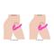 Inflatable Strapless Strap-on Inflatable Function with Remote Control Pink