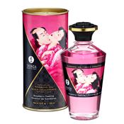 Shunga Warming Massage Oil Raspberry Aroma