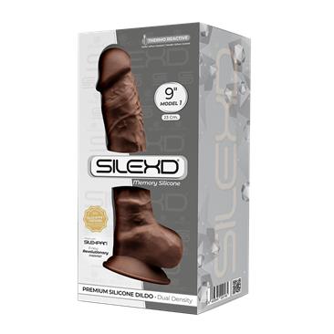 Dildo Dual Density Mod. 1 - 9" Brown