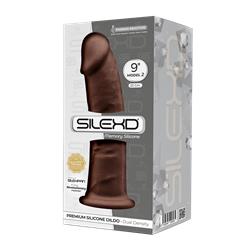 Dual Density Dildo Mod. 2 - 9" Brown