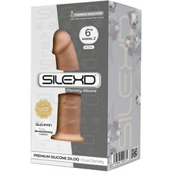 Dildo Dual Density Silicone Mod. 2 - 6"