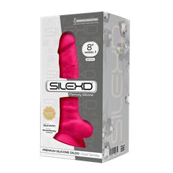 Dual Density Dildo Model 1 (8") Pink