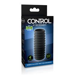 Prolongador de la Erección Control Ribbed Silicona