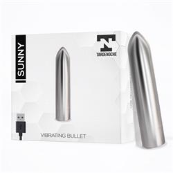 Vibrating Bullet Sunny Silver USB Waterproof