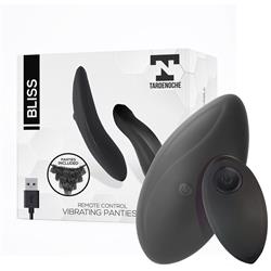 Vibrating Panties Bliss USB Silicone Black