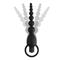 Vibrating Anal Toy Marbe USB Silicone Black