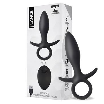 Lance Anal Plug Remote Control Liquified Silicone USB