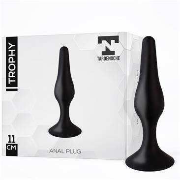 Trophy Anal Plug 11 cm. Silicone Black