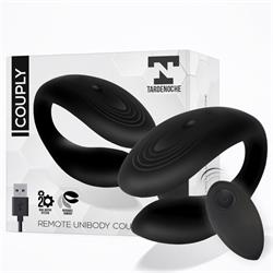 Couply Remote Unibody Couple Toy Silicone USB Blac