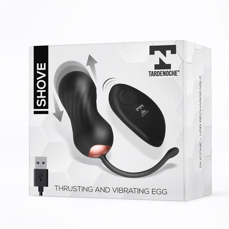 Shove Thrusting and Vibrating Egg with Remote Control