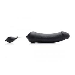 Inflatable XL Dildo Black