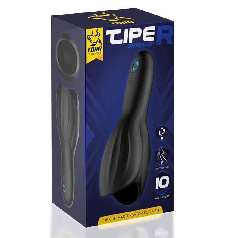 Tiper Tip Cup Masturbator for Men Silicone USB
