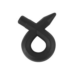 Super Stretchable Silicone Cockring Black