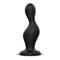 Bust Anal Plug Black Silicone 120 mm x 40 mm