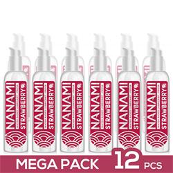 Pack de 12 Nanami Water Based Lubricant Strawberr