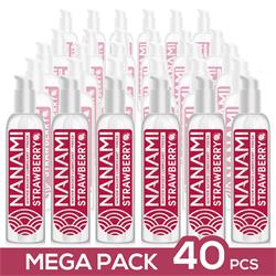 Pack de 40 Nanami Water Based Lubricant Strawberrl