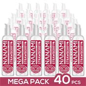 Pack de 40 Lubricante Base Agua Fresa 150 ml