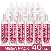 Pack de 40 Water Based Lubricant Strawberry 150 ml