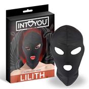 Lilith Máscara de Incógnito Abertura en la Boca y Ojos Color Negro