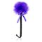 Nylon Rope Wand w/Bowknot Feather Tickler Purple