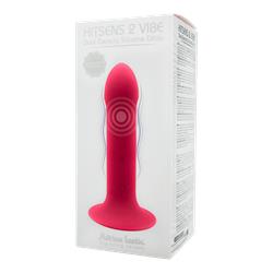 Double Density Dildo with Vibration Hitsens 2 6.5" S02 M Pink