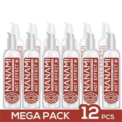 Pack de 12 Nanami Water Based Lubricant Hot Effec.