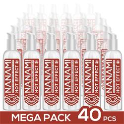 Pack de 40 Nanami Water Based Lubricant Hot Effec.