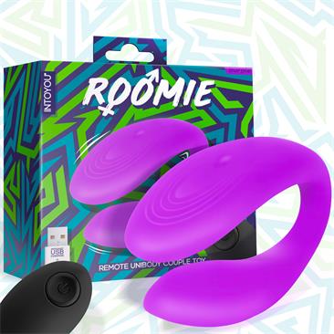 Roomie Remote Unibody Couple Toy Purple