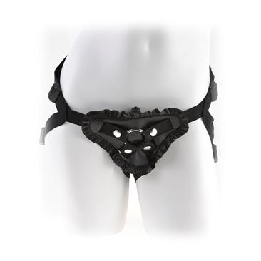 Fetish Fantasy Series Leather Lovers Harness-Blac
